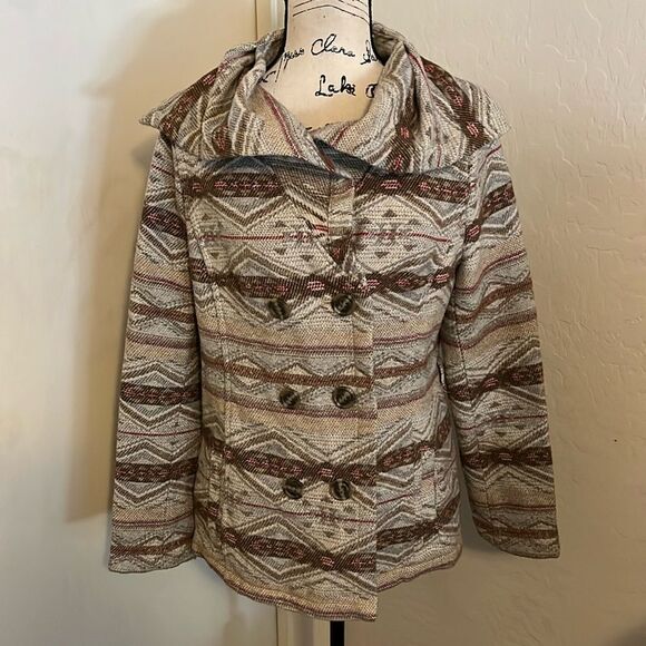 Anthropologie Daughters Of Liberation Poetry Of Trees Southwestern Boho Jacket - Picture 1 of 10